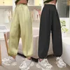 Trousers Girls' Summer Pants 2023 Children Ice Silk Mosquito-proof Kids Thin Long 8-15 Years