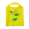 Otros artículos para el hogar Rose Bolsa de tienda plegable Flor 3D Plegable Reutilizable Ecológico Shoder Bolsa Bolsas de almacenamiento Hha636 Drop Delive DHK5G