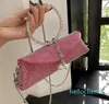 Sacos de noite Bolsas de diamante brilhantes para mulheres Saco de design exclusivo moda luxo pequena bolsa festa bonito ombro mulher