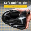 Bottes de sécurité respirantes pour hommes et femmes, chaussures de travail légères et anti-perforation pour chaussures masculines