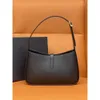 7A COW LEATHER Underarm Shoulder Bag Designer Women's Handbag äkta läder Fashion Classic Letter Black Crossbody Bag Y1254