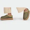 Women's Plush Slippers Classic Ultra Mini Platform Boots Winter Slip Suede Wool Blend Cozy Winter Designer Boots