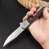 BK1094 Auto Tactisch Zakmes 440A Stone Wash Blade Roestvrij staal + Koolstofvezel Handvat Outdoor Survival EDC Zakmessen