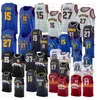 Den 15 Jokic Basketball Jerseys Nugget Jamal Murray Michael Porter Jr. Aaron Gordon Caldwell Papież Christian Braun Zeke Nnaji City Jersey Edition Men Custom