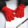 Gants chauds d'hiver épais en molleton de corail pour enfants, mitaines à doigts complets en peluche et fourrure pour bébés de 7 à 11 ans