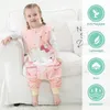 Pajamas MICHLEY Cartoon Children Baby Sleeping Bag Sleeveless Print With Feet Unisex Sleepwear Sleepsack For Girls Boys 16T 231013