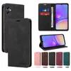 Anti-theft Brush PU Leather Wallet Cases For Iphone 15 Plus 14 Pro Max 13 12 11 XR XS 8 7 6 6S Fashion Suck Magnetic Closure Credit ID Card Slot Holder Flip Cover Pouch