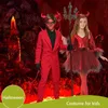 Tema traje cosplay touro demônio vem para crianças menina menino masquerade festa drama desempenho de palco vem para o Natal e Dias de Halloween T231013