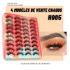 Faux cils GROINNEYA 3D vison cils moelleux doux vaporeux naturel croix Extension de cils maquillage réutilisable 231012