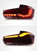 CAR TAIL TAIL LIGHT FORE BMW Taillights 3 Series F30/F35 2013-20 18 Dragon Scale LED Scale Runging Lekkie