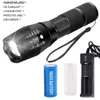 Torches 새로운 Ultra Bright Flashlight LED 램프 비드 Torch 확대 가능 5 조명 모드 다기능 USB 휴대용 충전식 검색등 Q231013