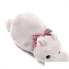 Juguetes de aprendizaje Juguetes de aprendizaje Estuche de lápices Kawaii Cat Peluche Lindo Trousse Eshe Scolaire Carhera Para Lapices Escuela para niñas Suministros Pap Dhegv