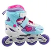 Inline-Rollschuhe Modisches Roll-Skateboard mit LED-Leuchten, Inline-Rad, 80 mm, 90 A Blitzreifen, 231012