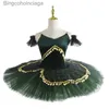 Costume de thème élégant professionnel ballet tutu adulte enfant ballerine robe fille enfants vêtements cygne scène porter Halloween danse venir pour les femmesl231013