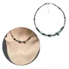 Anhänger Halsketten Einzigartige chinesische Stil Schlüsselbein Kette Halskette Transfer Perlen Choker Sommer Schmuck F19D