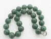 Green Jade Round 10mm halsband grossist