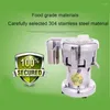 Juicers Commercial Juice Extractor Heavy Duty Juicer Rostfritt stål Konstruerat Portable Mini Blender 370W