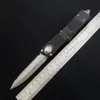 2 модели, зубчатый нож Marfione UT, 3,8 дюйма, атласная Обычная сталь с ЧПУ D2, сталь 6061-T6, автоматические ножи EDC, автоматические ножи 204P, инструменты