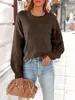 Women's Sweaters Womens Chunky Knitted Pullover Sweater Oversized Crewneck Baggy Slouchy Jumper Tops