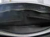Män designerväska bvs portfölj stor kapacitet 41 cm*31*7 datorväska handväska vävd äkta läder kalvskinn med logotyp svart ydg