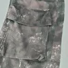 Jean femme 2023 automne cravate-teinture Camouflage salopette tout-match pantalon de poche en trois dimensions taille