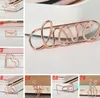 wholesale Rose Gold Crown Flamingo Paper Clips Creative Metal Paper Clips Bookmark Memo Planner Clips School Office Stationery Supplies