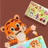 New Montessori Toys Wooden Puzzle Cartoon Cartoon Buzzles Digital Animal Phozzles Jigsaw Board Game Toy Education