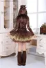 Theme Costume Reindeer Cosplay Comes Christmas Female Japanese Style Lovely Brown Festival Celebration Performance Conjoined Skirt Suit T231013