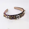 Hårklipp Fashion Flannelette Inlaid Rhinestone Pearl Barock Band Ladies Walk Vackra Women Accessories Bride Pannband 892