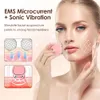 Urządzenia do pielęgnacji twarzy Niski EMS Microcrurrent Massager Win -Lift Maszyna Roller Wałk Skórne Dokręcenie odmładzania Zmaraszka Urządzenie piękności 231012