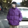 Herrarna ner parkas vinterjacka streetwear mode kappa män tjockare stativ krage bubbla manlig överdimensionerad varm unisex puffer 231012