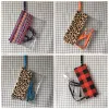 Women Leopard Shoulder PVC Bag Portable Transparent Waterproof Crossbody Purse Påsar Grid Leopards Grain Handbag LL