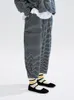 Pantaloni da donna Imakokoni 2023 Autunno Design originale Ravanello a righe Casual Gamba larga 234247