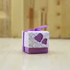 Gift Wrap 10pcs/lot Heart Shape Cookie Bags Christmas Candy With Ropes Merry Guests Packaging Boxes