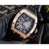 Richa Scale Montre Milles Luxe Diamond Rm010 Wristwatch Designer Watches Dial Mens Rm010 Mechanics Skeleton Superclone Luminous De476