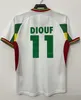 2002 Senegal Retro jerseys Diouf BOUBA DIOP voetbalshirt H.CAMARA KH.FADIGA voetbalshirt DIAO Classic maillot de Uniformen