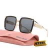 Occhiali da sole di lusso di alta qualità occhiali unisex di design occhiali premium montature oversize occhiali da sole aste in metallo multicolore opzionali con scatola e custodia