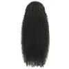 Lace Wigs Afro Kinky Curly Human Hair Drawstring tail Drawstring Tail With Clip In Hair Pieces tail Human Hair 231012