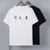 新しいCl Mens and Women Designer Tee T Shirts Castier Tees Ce1ine Comforty Men letter Print Extized Athleisure TシャツC8246E