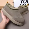 Australische Snowboots Australië dameslaarzen Tasman Shearling Slippers Klassieke mini-platformlaars Slipper Enkel Halve laarsjes Wol warme BOOT schapenvacht damesschoenen