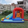 Zamek w wodzie nadmuchiwane playhouse woda slajd park dla dzieci park park zabawki bounce house z skoczką do dzieci dla dzieci w pomieszczenia na świeżym powietrzu zabawne małe prezenty