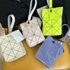 Box Luxury Phone Designer Lingge Bags Bag Women's Original Ladies Handbag 2024 Small Frosted Japanese Mini Hand