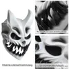 Halloween Slaughter, aby zwyciężyć maskę Deathmetal Kid of Darkness Demolisher Shikolai Demon Maski Brutalne Deathcore Cosplay Prop G0910224C