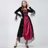 Cosplay Halloween Cosplay Vampire Queen Dress Medieval Vintage Costume