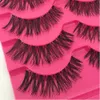 False Eyelashes 10 Boxes Women Fashion Soft Natural Long Cross Fake Eye Lashes Handmade False Eyelashes Extension Beauty Makeup Tools Maquiagem 231012