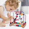 Giocattoli di apprendimento Montessori Bambino Montagne russe in legno Perline Labirinto Bambino Precoce Puzzle educativo Matematica Giocattolo per bambini 1 2 3 anni 231013