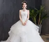 Vestidos de casamento temperamento sonhador vestido de noiva novo estilo boutiques de casamento