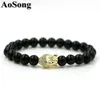 BPPCCR 8mm Onyx Stone Gold-Color Shiny CZ Buddha Head Men Chakra Energy Yoga Armelets Lucky Pulseira Anil Arjandas264q