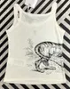 Kvinnors tankar Toppkvinnor T-shirt Urban Corset Woman Clothing Clothing Summer 2023 Crop Sexiga kläder för Tiger Printing Vest