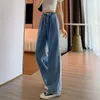 女子ジーンズワイドレッグボギー女性服女性のためのハラジュクパンツ2023韓国スタイルの服90Sストリートウェアウェア日本